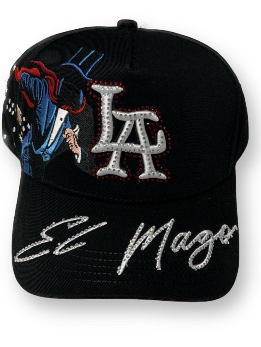 Dandy Hats X 31 hats Men’s Adjustable Cap One Size Black/Red LA El Mago Hat